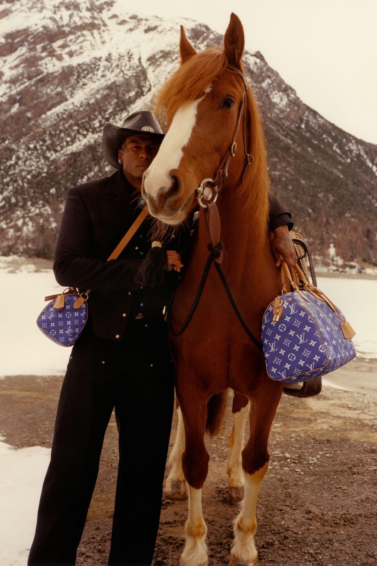 Foto: Louis Vuitton mit Kampagne für die Herbst/Winter 2024 Herrenkollektion.