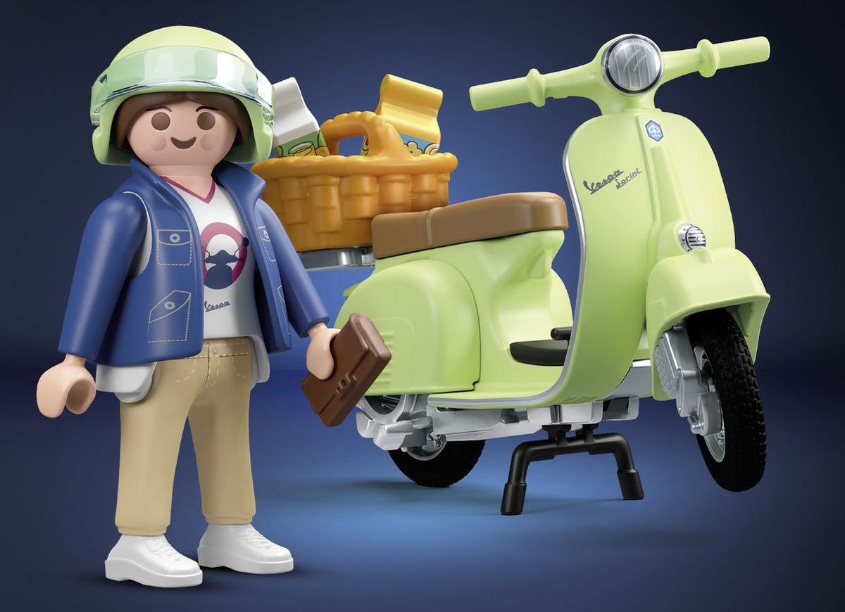 Foto: Playmobil erweitert Sortiment mit Vespa-Modellen.