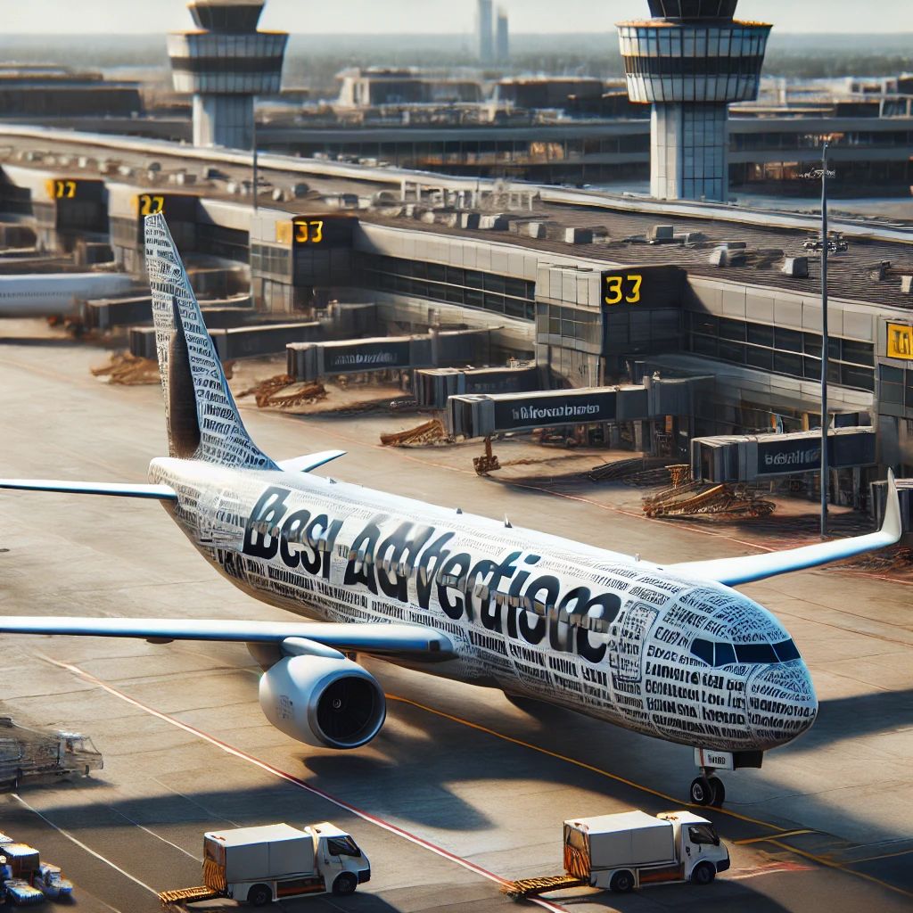 Foto: Luftwerbung hebt ab - Flugzeuge als fliegende Werbeflächen.